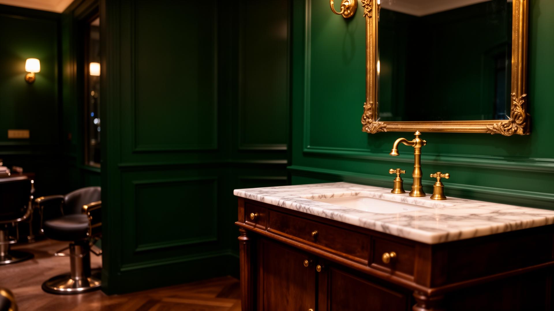 Luxury beauty atelier interior